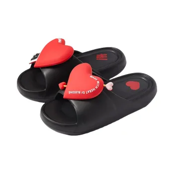 Meter Good Looking Slippers Summer Cute, Indoor Squashy And Bouncy Feeling Home Slip Resistant Platform Slide Slipper