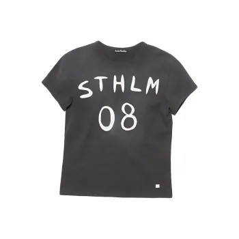 Acne Studios T Shirts Unisex Charcoal Gray
