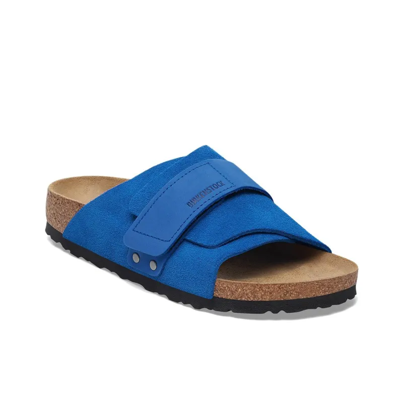 Birkenstock Kyoto Abrasion Resistant Slide Slippers Unisex Blue Regular Loose Fit-2