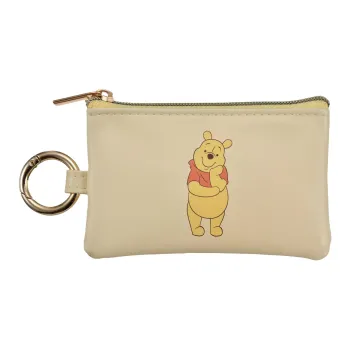 Disney Synthetic Leather Coin Purse Small Size Women's Yellow