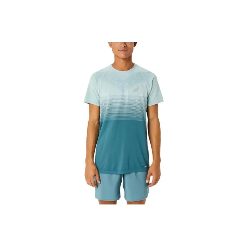 Asics T-Shirts Men Blue-0