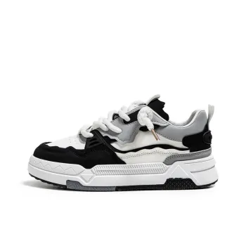 JKEM Wear resistant Lightweight Breathable And Non slip. Low Top Skateboard Shoes Men's