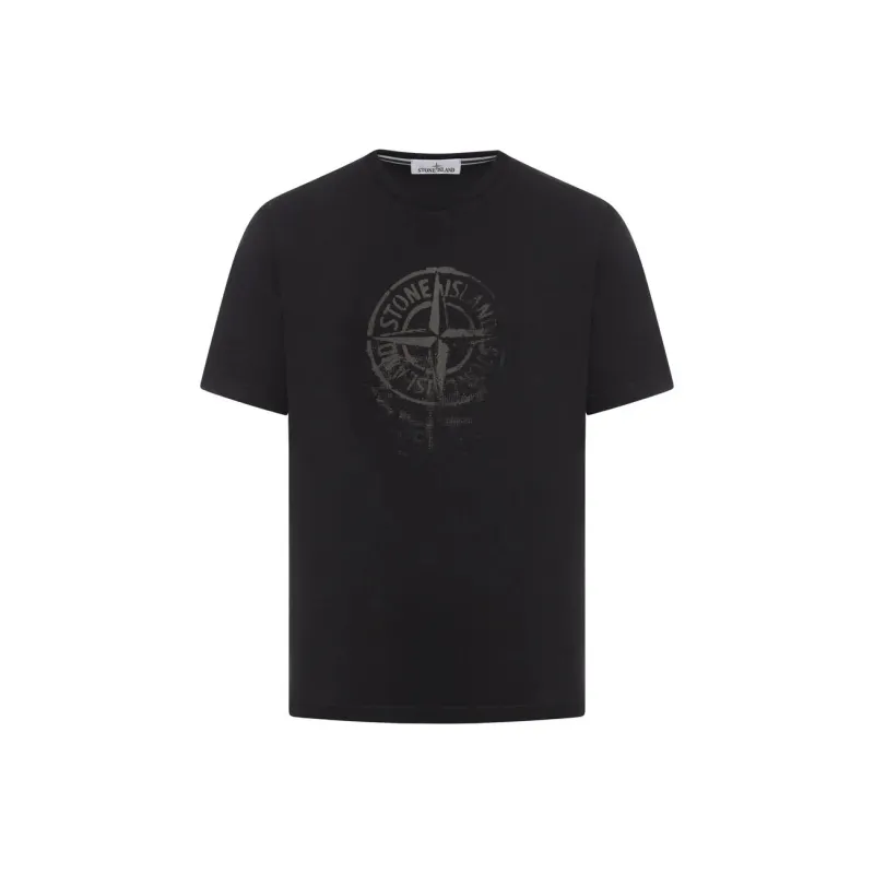 STONE ISLAND Logo Printed Crewneck T Shirt-0