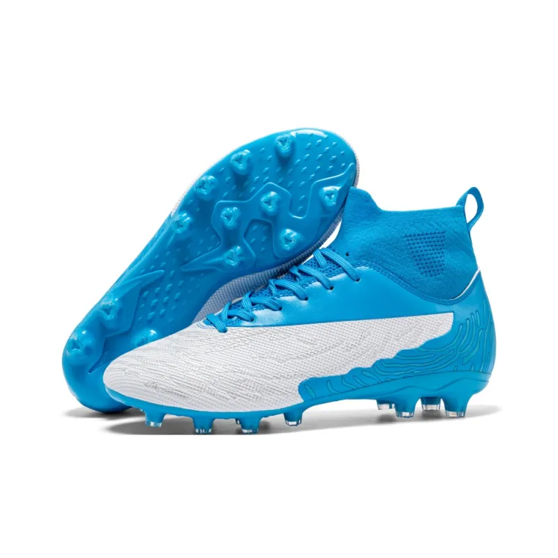 QIUTEXIONG FG Firm Ground Soft Ground Firm Ground Slip Resistant Soccer Shoes Unisex-2