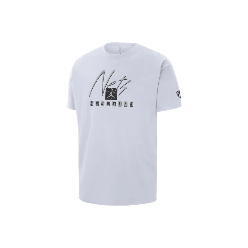 Jordan Brooklyn Nets Courtside Statement Edition Men's Jordan Nba Max90 T Shirt-0