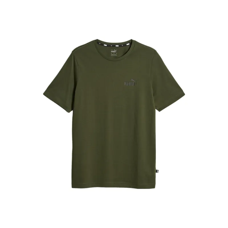 PUMA T-shirt Essentials Small Logo Homme T-Shirt Men's Green-0