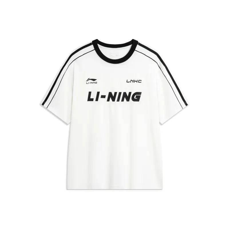 LiNing Sports Fashion Collection T Shirt Unisex Ivory-0
