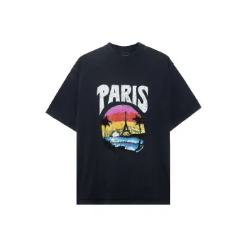 Balenciaga Logo print Cotton T shirt Dress