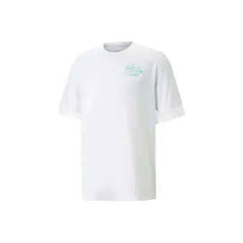 PUMA Palm Tree Crew Paradise Homme T-Shirt Men's White