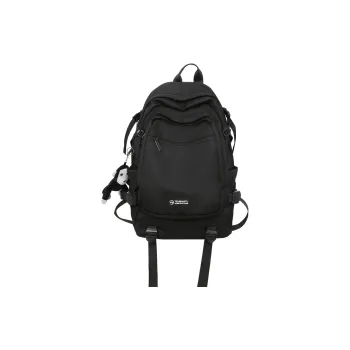 Travel Nylon Backpack Regular Unisex Black/Gray/Red/Light Purple