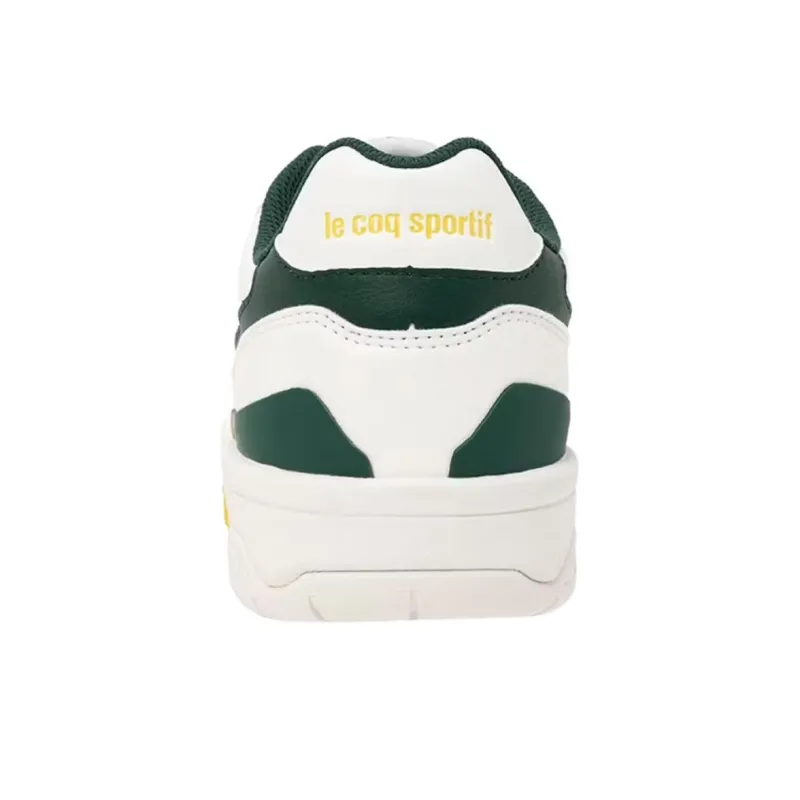Le Coq Sportif LCS T 1100 Cushioning And Breathable Low Top Casual Shoes Unisex White Green-3