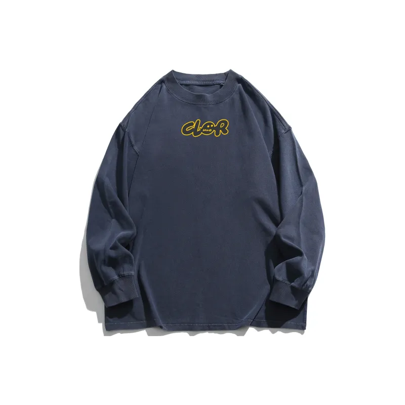 CLOR T Shirts Unisex Navy Blue-0