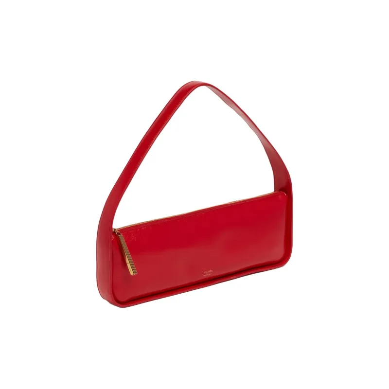 KHAITE Calfskin Shoulder Bag Women's Red-1