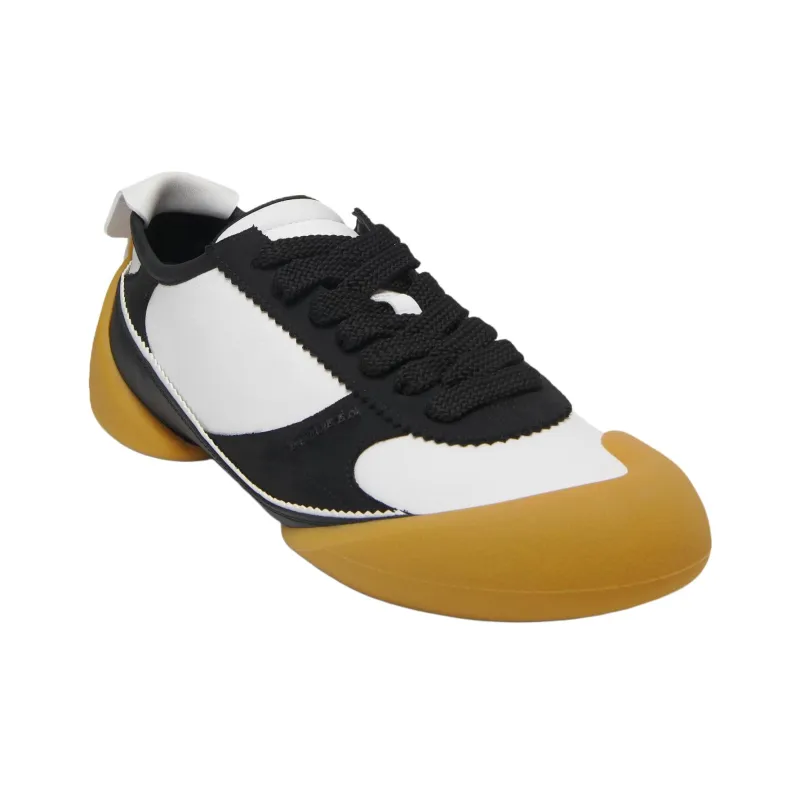 Alexander McQueen Flexion Sneaker Low Top Casual Shoes Men's Black White-2