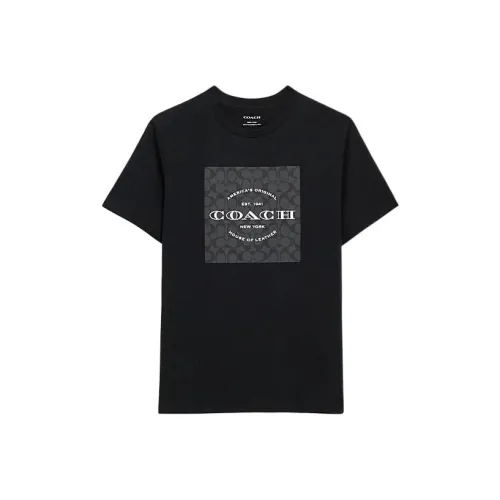 COACH T Shirts Men Black