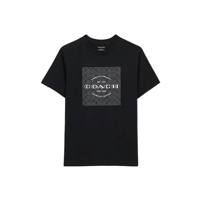 COACH T Shirts Men Black-0