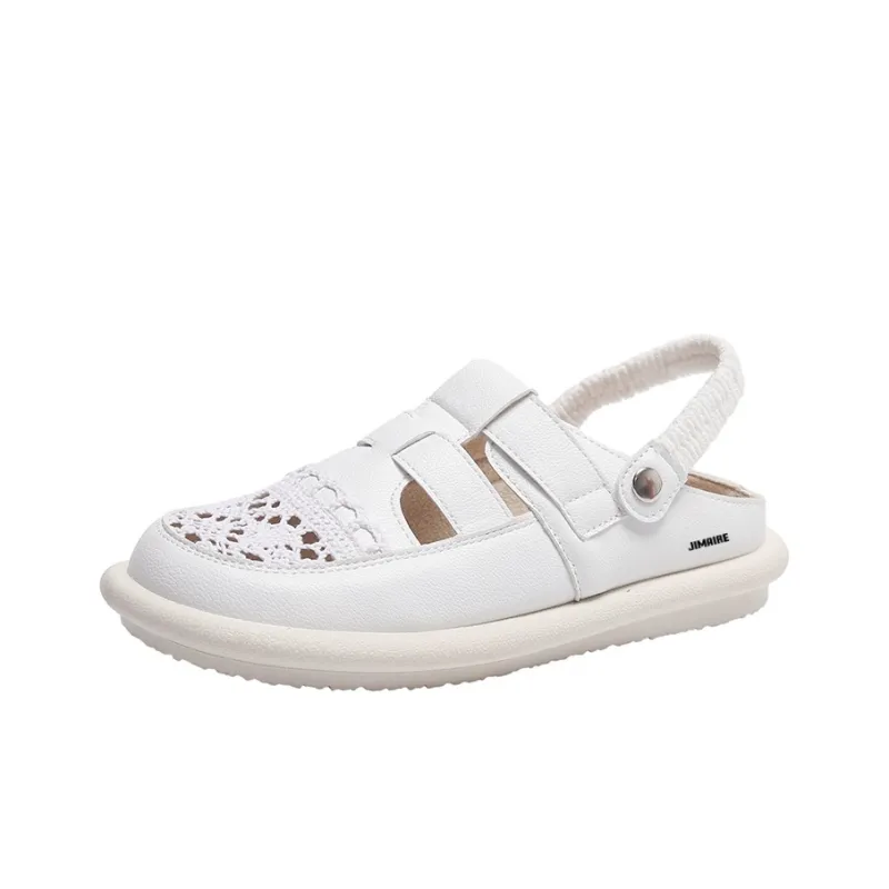 King Jinmai Rubber Sole Slip Resistant Wrap toe Slippers Women's-5