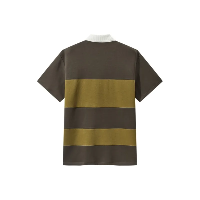 GXG Polo Shirt Men's Yellow Coffee-1