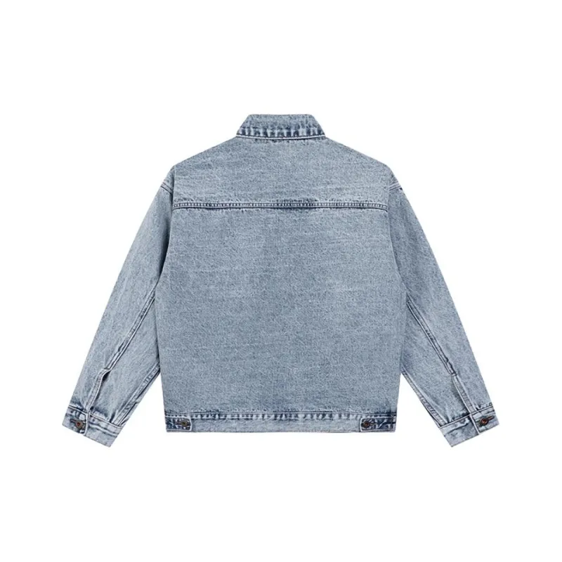 JASONWOOD Cowboy On The Run Denim Jacket Unisex Graphite Blue-1