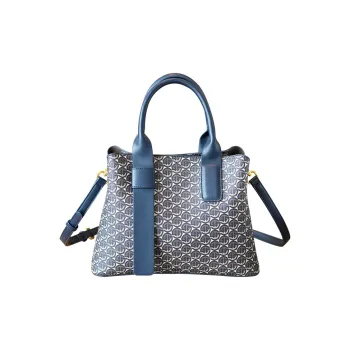 GELANDAI PVC Handbag Women's Blue