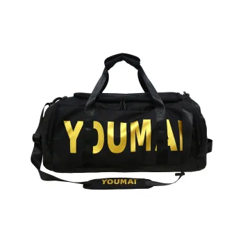 Deli Bear Nylon Travel Bag Unisex Black Gray Yellow Red Pink