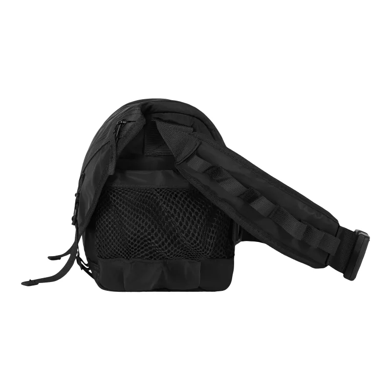 KONADCT Nylon Messenger Bag, Crossbody Bag Small Size Unisex Black-3