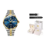 Steel Band Blue Dial
