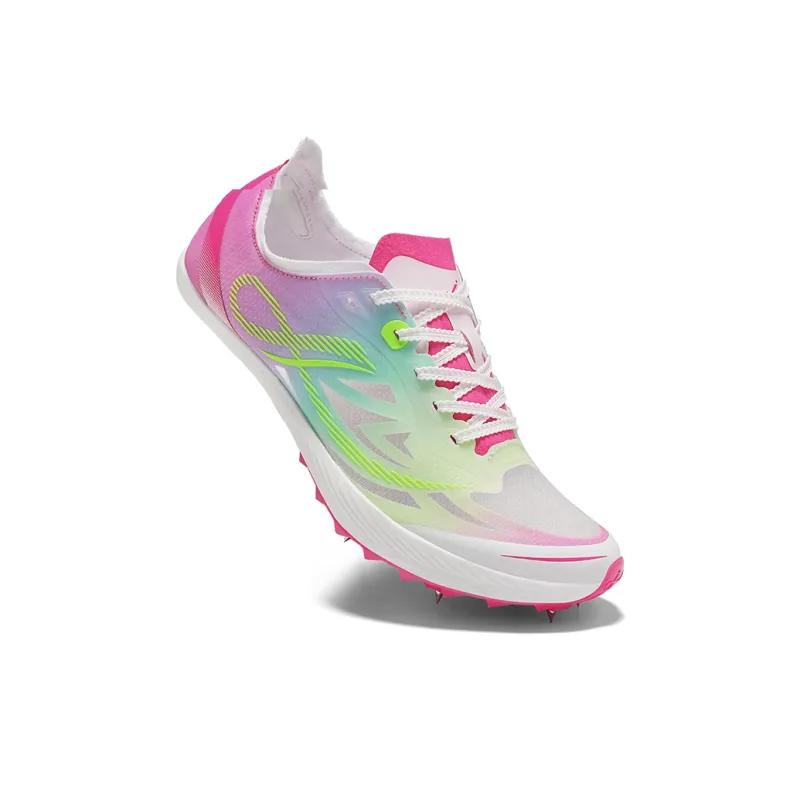 Strong Winds Cushioning Support Breathable Low Top Medium To Long Distance Running Spikes Men's Green-9