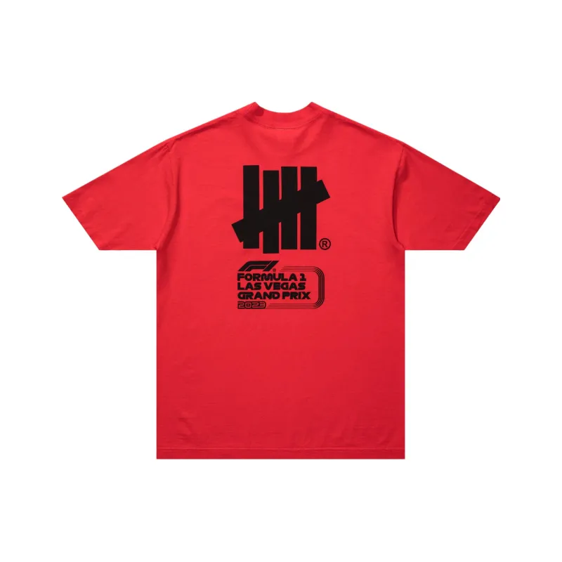 UNDEFEATED x F1 LVGP F1 LVGP Co-brand T-Shirt Unisex Red-0