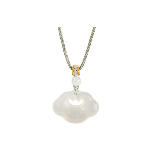 ZUIWENGLANGYASHANWENCHUANG Chalcedony Jade Necklaces Women's