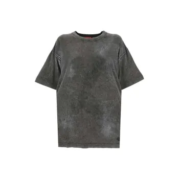 DIESEL T Buxt Faded Metallic T Shirt