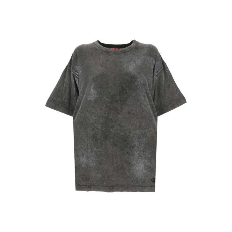 DIESEL T Buxt Faded Metallic T Shirt-0