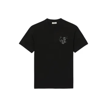 Sandro Year Of The Dragon Capsule Series T Shirts Unisex Black
