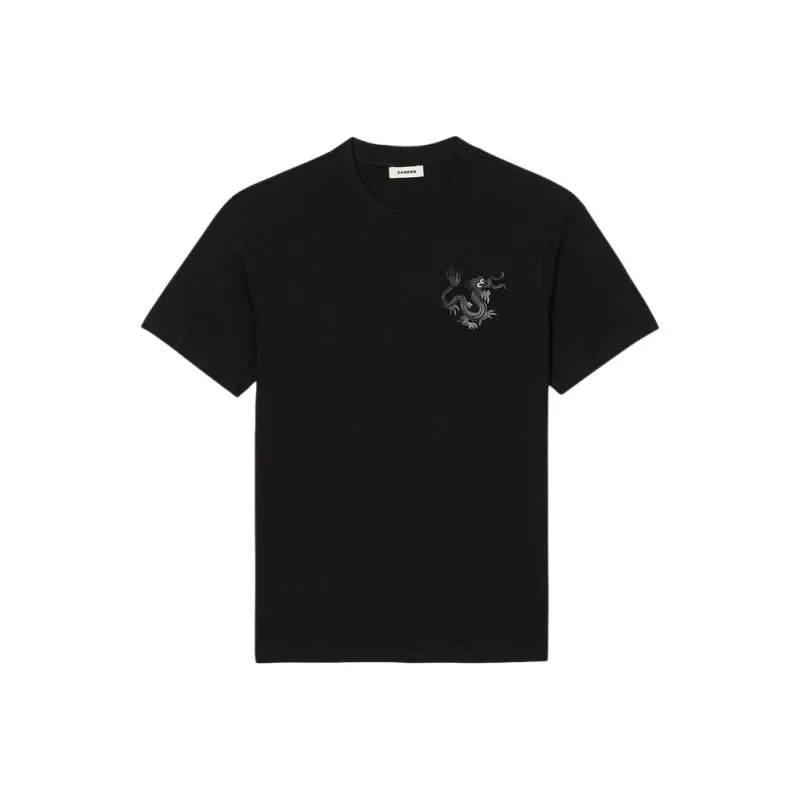 Sandro Year Of The Dragon Capsule Series T Shirts Unisex Black-0
