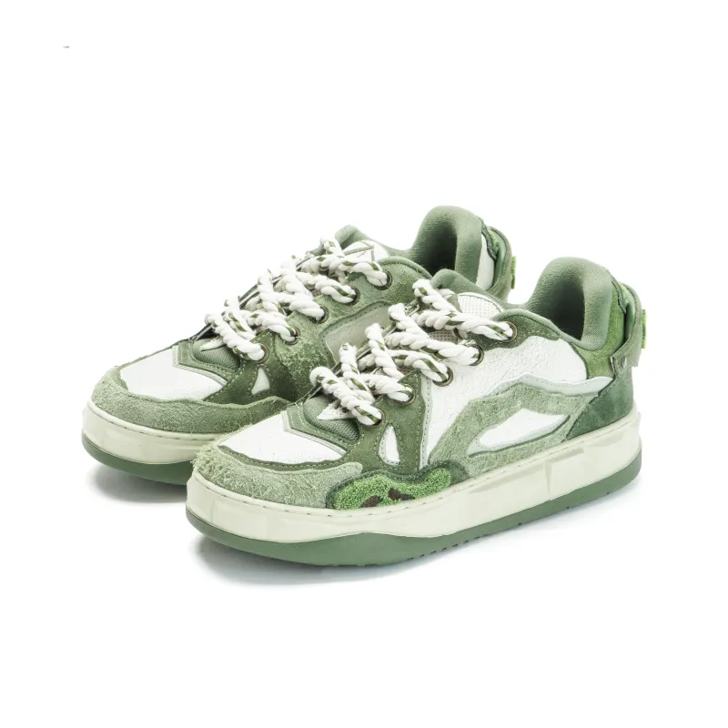 Ruby Scott The Wizard Of Oz 'All Of Green' Low Top Skateboard Shoes Unisex Moss Green-3