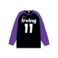 Black Body with Purple Sleeves