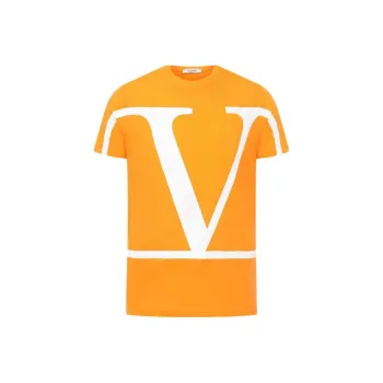 Valentino T-Shirts Men Orange