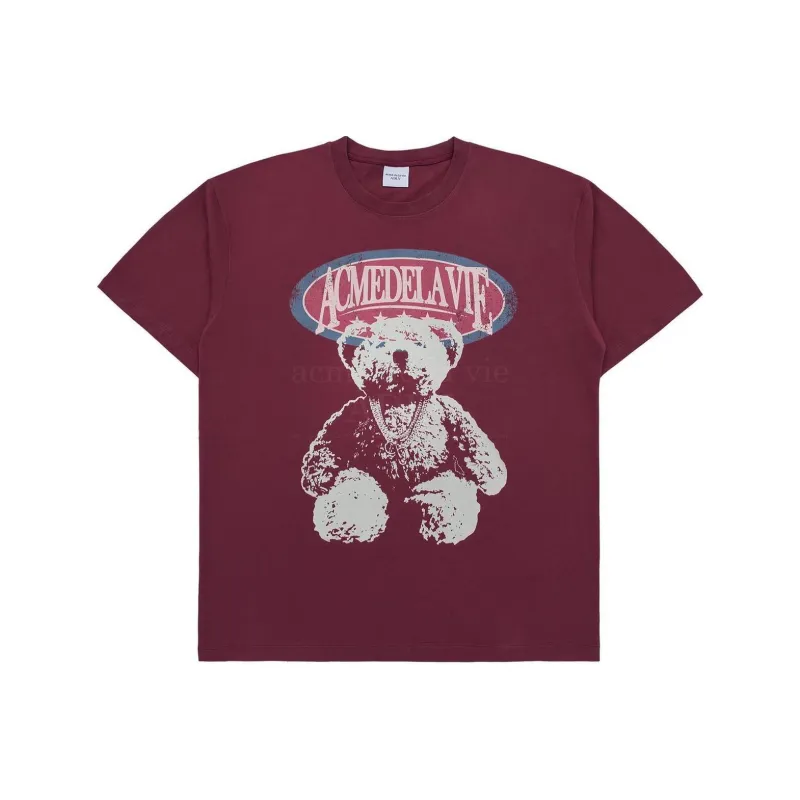 Acme De La Vie/ADLV T Shirt Unisex Burgundy-0