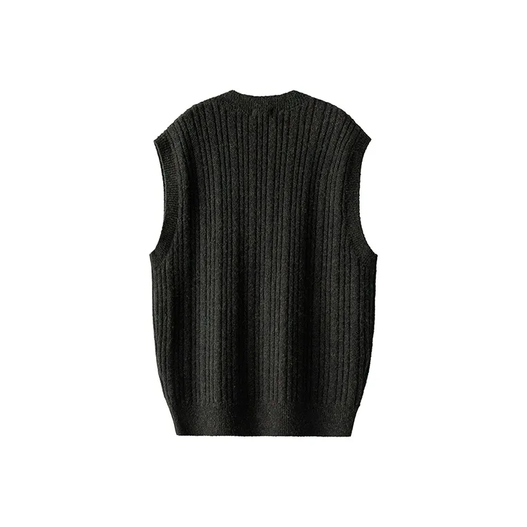 WILLIAM FOX&SONS Tank Top Knitwear Unisex Black-1