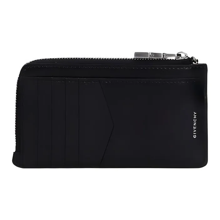 Givenchy 4G Calfskin Clutch Wallet Women's Black-2