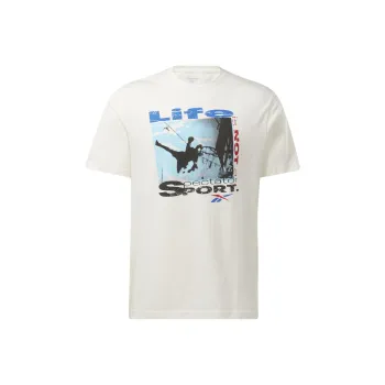 Reebok GS SPECTATOR SPORT HOOP T-Shirt Men's White
