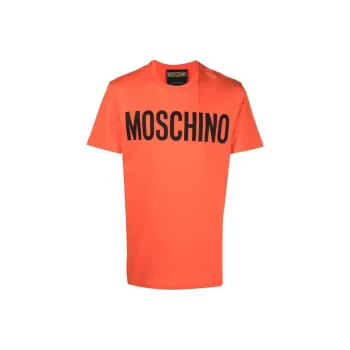 MOSCHINO T-Shirts Men Orange