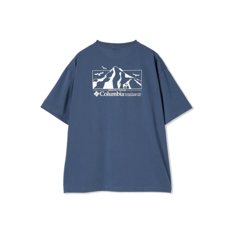 Columbia T Shirt Unisex Dark Blue-1