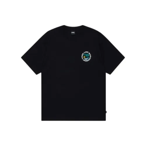 LMC 블랙 남녀공용 티셔츠