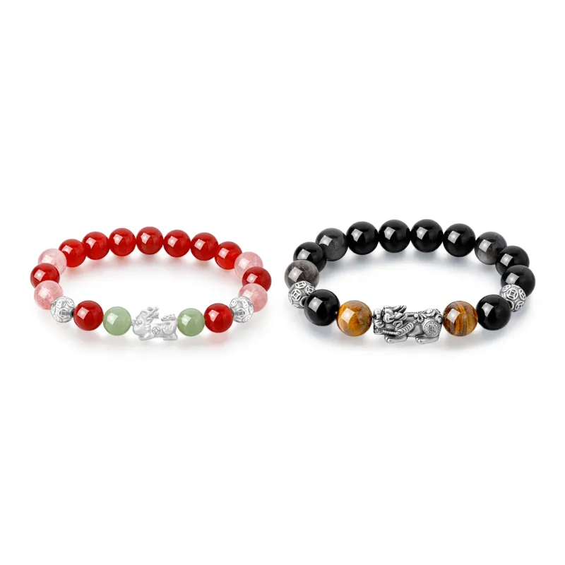 Lao Feng Xiang Agate Bracelets Unisex-2