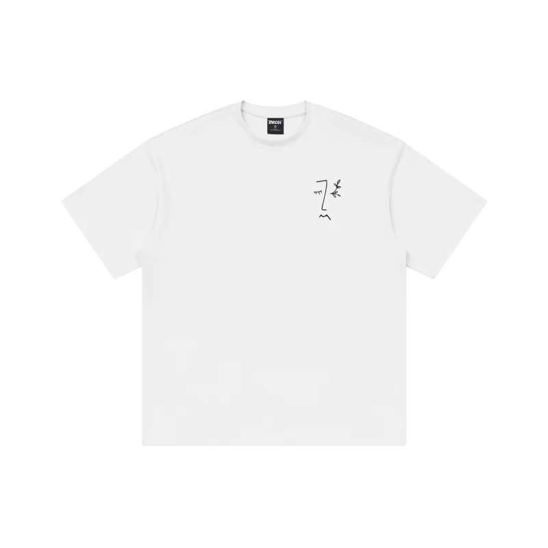 ZMOH Short Sleeved T Shirts Unisex-0