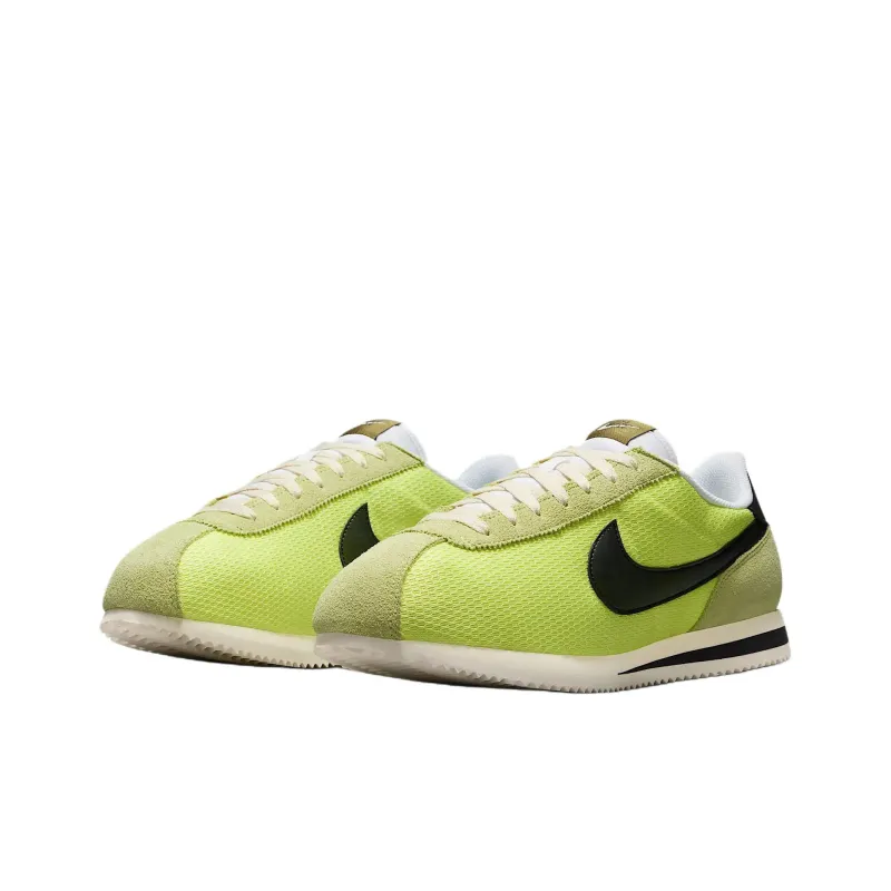 Nike Cortez Textile Anti Slip Wear Resistant Low Top Casual Shoes Men's Green-1