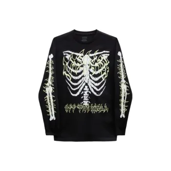 Vans Halloween Long Sleeve T-Shirt T-Shirt Men's Black
