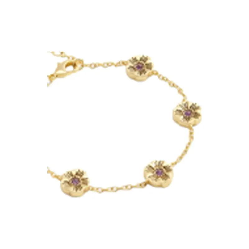 COACH Brass Plated Bracelets Women's Gold-1