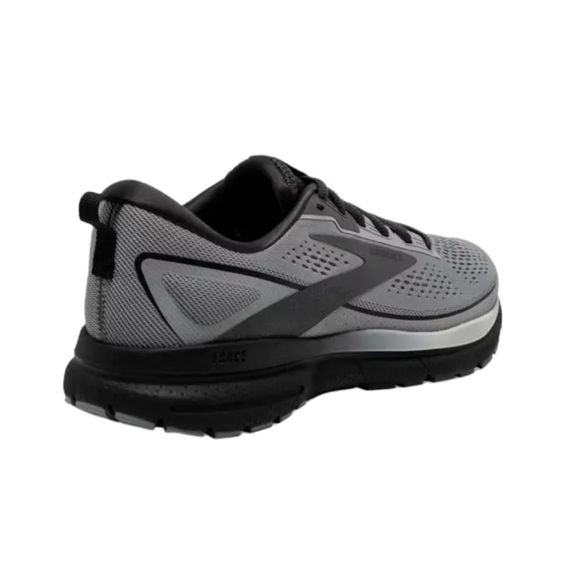 Brooks Trace 3 Cushioning Breathable Low Top Running Shoes Men's Gray-4